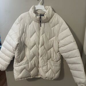 Jackson Hole Outerwear Womens Puffer Jacket XL Cream Lightweight